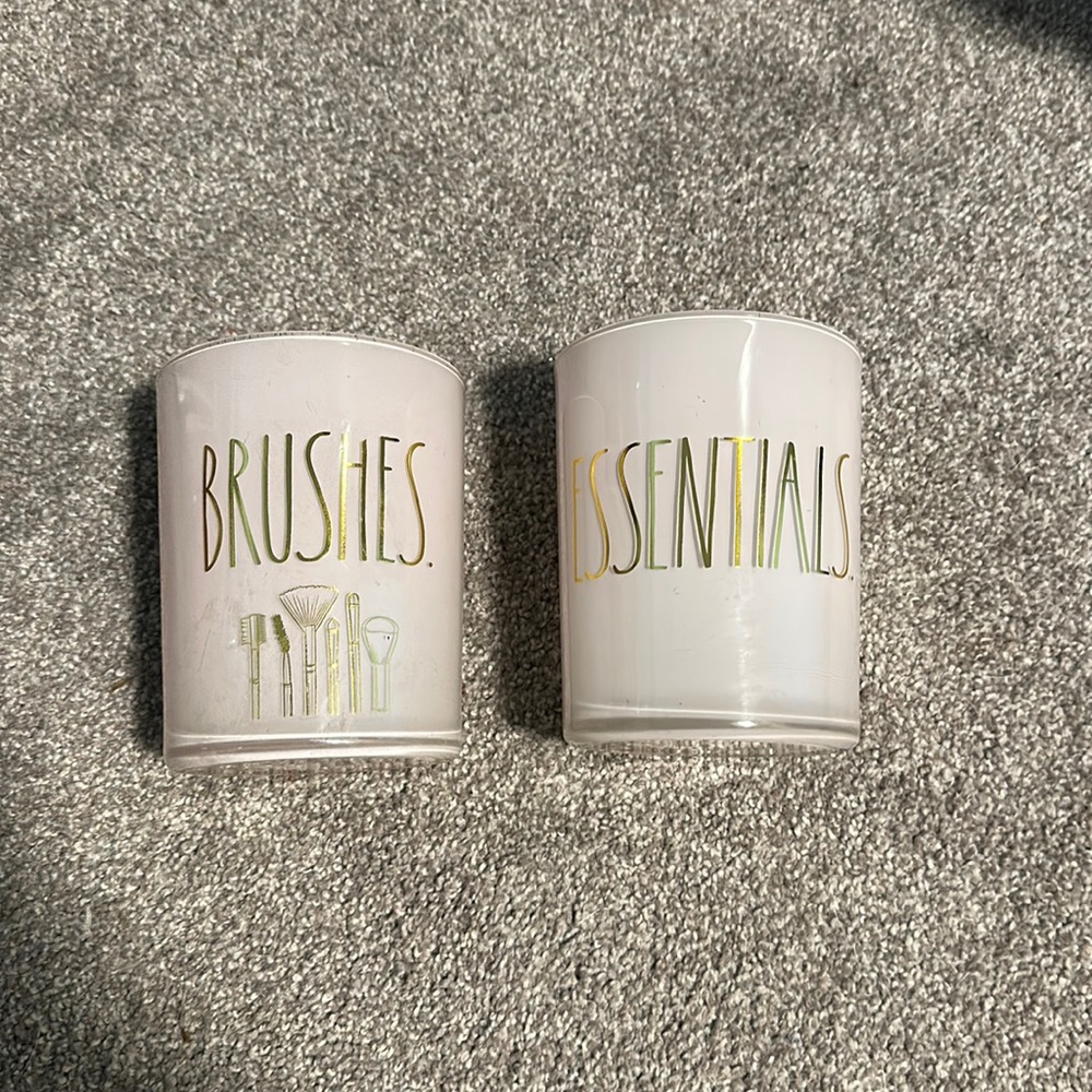 Rae dunn vanity decor